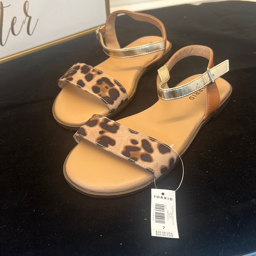 Cheetah sandals